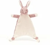 Maskotki i pluszaki - PRZYTULANKA DLA MAŁEGO DZIECKA - MASKOTKA Króliczek sztruksowy Cordy Roy różowy - miniaturka - grafika 1