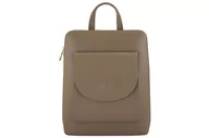 Torebki damskie - Barberini's, Plecak / listonoszka damska 2w1, Casual, beżowa - miniaturka - grafika 1
