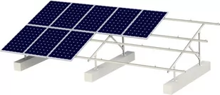 Elementy do wykonania konstrukcji betonowanej na grunt na 6 paneli o wym. do 230cm x 114cm/35mm w pionie układ 3x2 + zabezpieczenia+uziom - Akcesoria do kolektorów i fotowoltaiki Elementy do wykonania konstrukcji betonowanej na grunt na 6 paneli o wym. do 230cm x 114cm/35mm w pionie układ 3x2 + zabezpieczenia+uziom - Akcesoria do kolektorów i fotowoltaiki - miniaturka - grafika 1