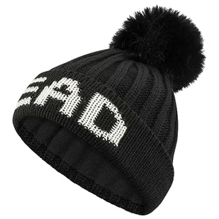 HEAD Czapka damska Slope, czarna, jeden rozmiar, Czarny, Rozmiar uniwersalny - Czapki damskie - miniaturka - grafika 1