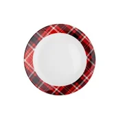 Talerze - Talerz deserowy Christmas 20 cm wielokolorowy - miniaturka - grafika 1