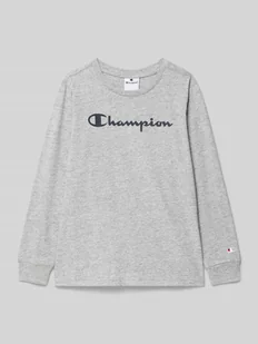 Bluzka z długim rękawem o kroju regular fit z nadrukiem z logo - Koszulki dla chłopców - miniaturka - grafika 1