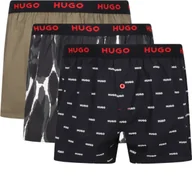 Majtki męskie - Hugo Bodywear Bokserki 3-pack WOVEN BOXER TRIPLET - miniaturka - grafika 1