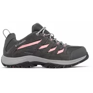 Buty trekkingowe damskie - Columbia Crestwood damskie buty trekkingowe i turystyczne, wodoodporne, z niskim stanem, Ciemnoszara róża łososiowa, 38 EU - miniaturka - grafika 1