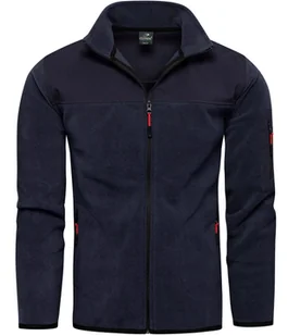 Polar na suwak granatowy Recea - Bluzy męskie - miniaturka - grafika 1