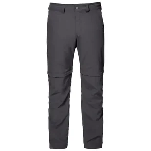 Jack Wolfskin Męskie Spodnie Canyon Zip Off Pants Kurtka, Asfalt, Małe - Spodenki męskie - miniaturka - grafika 1