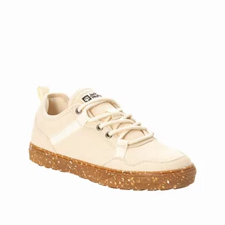 Buty sportowe męskie - Buty męskie miejskie Jack Wolfskin ECOSTRIDE 3 LOW M cotton white - 40,5 - grafika 1