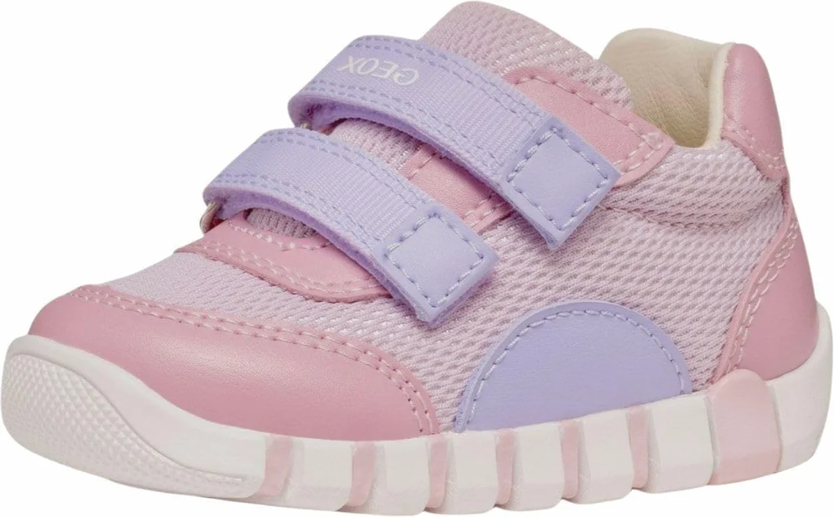 Geox Adidasy Niemowlęta Dziewczynki Różowe Oddychające Rozmiar 20
