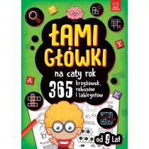 Łamigłówki na cały rok. 365 krzyżówek, rebusów i labiryntów - Książki edukacyjne - miniaturka - grafika 1
