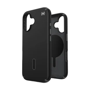 Speck Presidio2 Pro ClickLock & MagSafe - Etui iPhone 16 (Black / Slate Grey / White) - Etui i futerały do telefonów - miniaturka - grafika 1