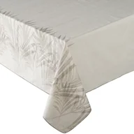 Obrusy i serwetki - Obrus 145x240 Ines beżowy z nadrukiem liści - miniaturka - grafika 1