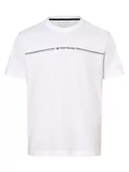 Koszulki męskie - Tom Tailor - T-shirt męski, biały - miniaturka - grafika 1