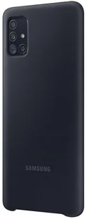 SAMSUNG Etui Silicone Cover Galaxy A51 Czarny EF-PA515TBEGEU - Etui i futerały do telefonów - miniaturka - grafika 1