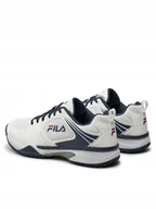 Buty sportowe męskie - Fila Buty do tenisa Veloce Men FTM24103 Biały - miniaturka - grafika 1
