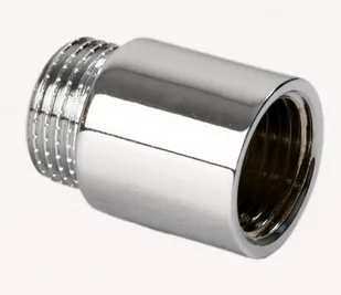 Przedłużka mosiężna 3/4'' 20 mm chrom - Łączniki, trójniki, kształtki - miniaturka - grafika 1