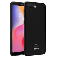 Etui i futerały do telefonów - CRONG Crong Smooth Skin Etui Xiaomi Redmi 6A (czarny) CRG-SMS-XRMI6A-BLK - miniaturka - grafika 1