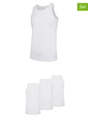 Koszulki męskie - Fila Podkoszulki (3 szt.) w kolorze białym - miniaturka - grafika 1