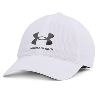 Under Armour Męska czapka ArmourVent regulowana czapka Biały / / Podziałka Szary (100) Jeden rozmiar 1361528-100-One Size Fits Most - Czapki damskie - miniaturka - grafika 1