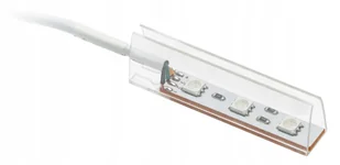 GTV KLIP PLASTIKOWY OŚWIETLAJĄCY DO PÓŁKI SZKLANEJ 8mm. 0.25W/12V. 3 DIODY LED. PRZEWÓD 2mZ MINI AMP MĘSKI. NIEBIESKI LD-KLPNB-00N - Lampy pozostałe - miniaturka - grafika 1