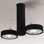 Lampy sufitowe - Shilo plafon reflektorki) Natori 2xAR111 czarny 7213 - miniaturka - grafika 1