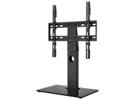Uchwyty do telewizora - Stojak pod telewizor HAMA 220866 obrotowy, z regulacją wysokości do 55" Czarny - miniaturka - grafika 1