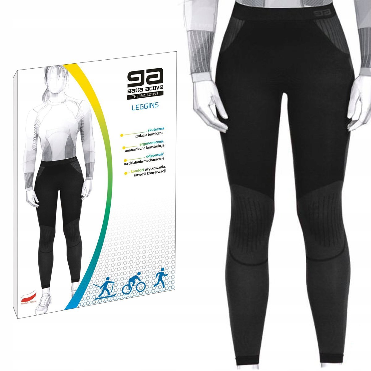 Damskie spodnie termoaktywne GATTA THERMO WOME BASIC XS