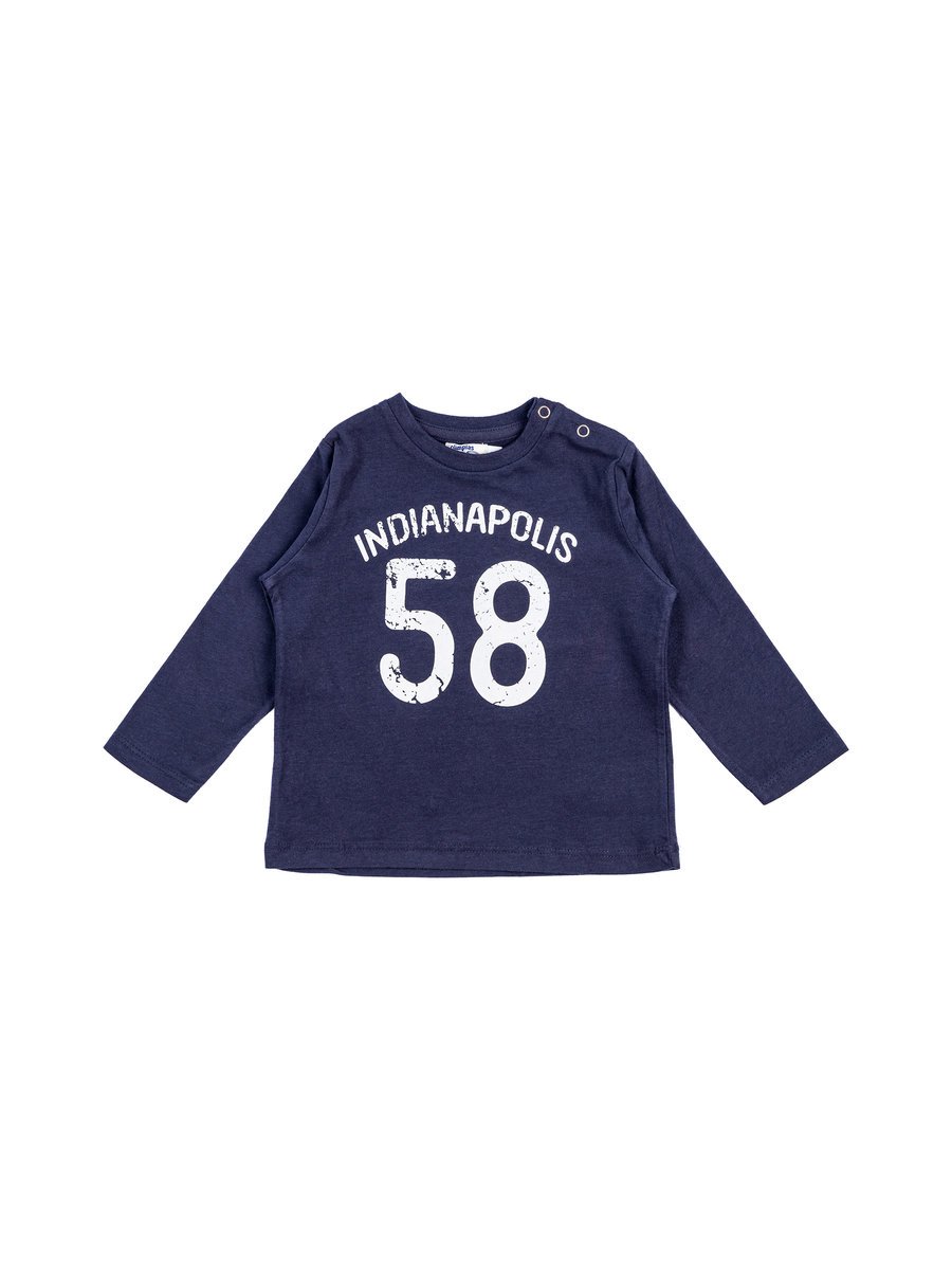 Dziecięca bluzka z długim rękawem granatowa Olimpias r.86