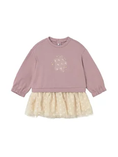 Mayoral Sukienka dzianinowa 2912 Różowy Regular Fit - Sukienki i spódniczki dla dziewczynek - miniaturka - grafika 1