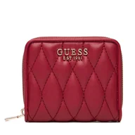 Portfele - Mały Portfel Damski Guess Valla Slg SWQG81 22137 Czerwony - miniaturka - grafika 1