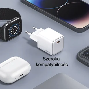 USAMS Ład. siec. 1xUSB-C PD20W (only head) PD3.0 Fast Charging czarny/black X-ron Series CC183TC01 (US-CC183) - Ładowarki do telefonów - miniaturka - grafika 6