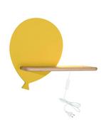 Lampy ścienne - Kinkiet Led Balloon, lampy do pokoju dziecięcego, candellux, kinkiet dziecięcy, żółty - miniaturka - grafika 1