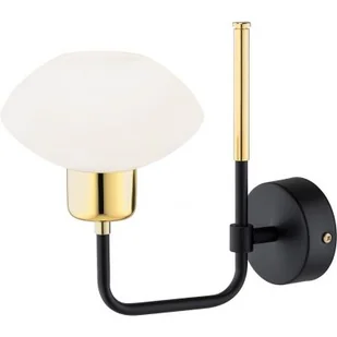 Rabat w koszyku Argon Ravello 8032 kinkiet lampa ścienna 1x15W E27 czarny/biały - Lampy ścienne - miniaturka - grafika 2