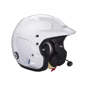 Kask otwarty z interkomem Stilo Venti TROPHY Plus biały (FIA-SNELL) - Kaski do sportów motorowych - miniaturka - grafika 3