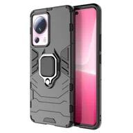 Etui i futerały do telefonów - Etui pancerny pokrowiec do Xiaomi 13 Lite uchwyt magnetyczny Ring Armor czarny HURTEL - miniaturka - grafika 1