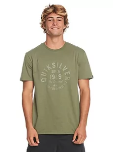 Quiksilver Podstawowa koszulka męska zielona S - Koszulki męskie - miniaturka - grafika 1