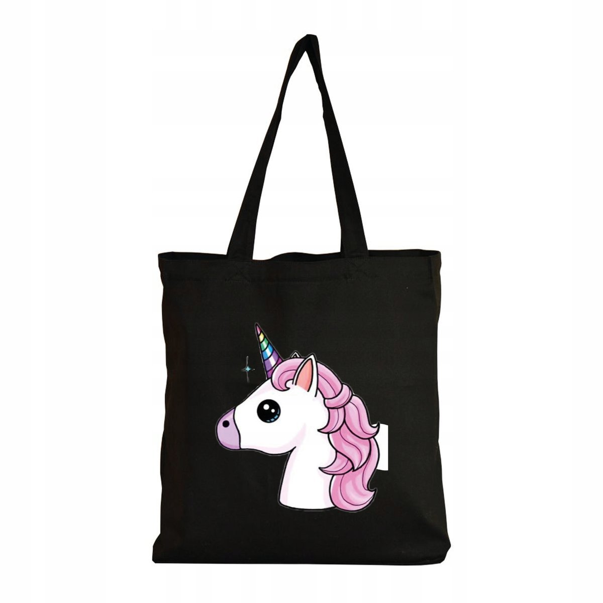 Eko Torba na ramię Zakupy Shopper Torebka Bawełniana Jednorożec Unicorn 3
