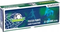 Przybory szkolne - Starpak Farby plakatowe 12 kolorów do malowania Football - miniaturka - grafika 1