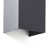 Lampy ogrodowe - Brilliant Kinkiet zewnętrzny LED Hilly, wysokość 13,6 cm, ciemnoszary, metalowy - miniaturka - grafika 1