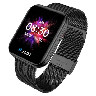 Garett GRC Maxx Czarny Stalowy - Smartwatch - miniaturka - grafika 1
