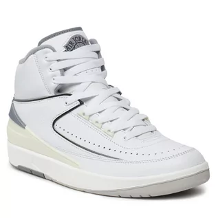 Półbuty męskie - Buty Nike Air Jordan 2 Retro DR8884 100 White/Cement Grey/Sail/Black - grafika 1