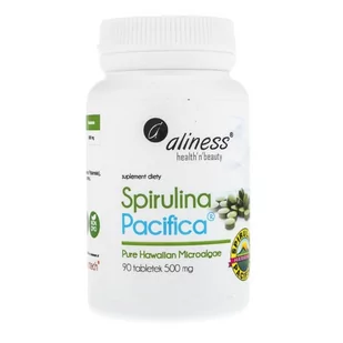 Medicaline ALINESS Spirulina Pacifica 500mg 90 tabl - Suplementy naturalne - miniaturka - grafika 1