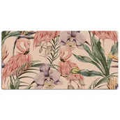 Podkładki pod mysz - Podkładka pod mysz i klawiaturę Flamingi 120x60 cm, Dywanomat - miniaturka - grafika 1