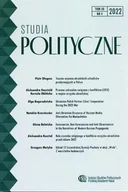 Czasopisma - Studia Polityczne - miniaturka - grafika 1