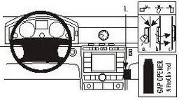 ProClip do Volkswagen Phaeton 03-10 - Uchwyty samochodowe do telefonów - miniaturka - grafika 1