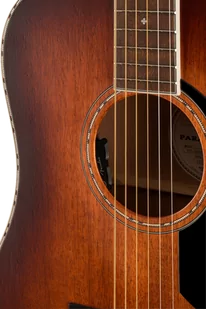 Fender PO-220E Orchestra All Mahogany Ovangkol Fingerboard Aged Cognac Burst - Gitary akustyczne - miniaturka - grafika 4
