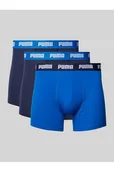Majtki damskie - Obcisłe bokserki z detalem z logo w zestawie 3 szt. - Puma - miniaturka - grafika 1