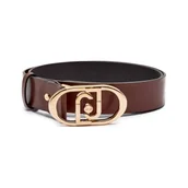 Paski - Liu Jo Skórzany pasek LaPuffy - miniaturka - grafika 1