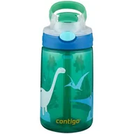 Shakery i bidony sportowe - Contigo Bidon dla dzieci - Kubek dla dzieci Contigo Gizmo Flip 420ml - Jungle Green Dino 2115035 - miniaturka - grafika 1