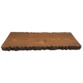 Kostki brukowe i krawężniki - Deska dekoracyjna z korą brąz 60 x 23 x 3,5 cm - miniaturka - grafika 1