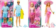 Lalki dla dziewczynek - Brb Dzien Na Plazy Mix Barbie/Ken Hpl72 Wb6 - miniaturka - grafika 1